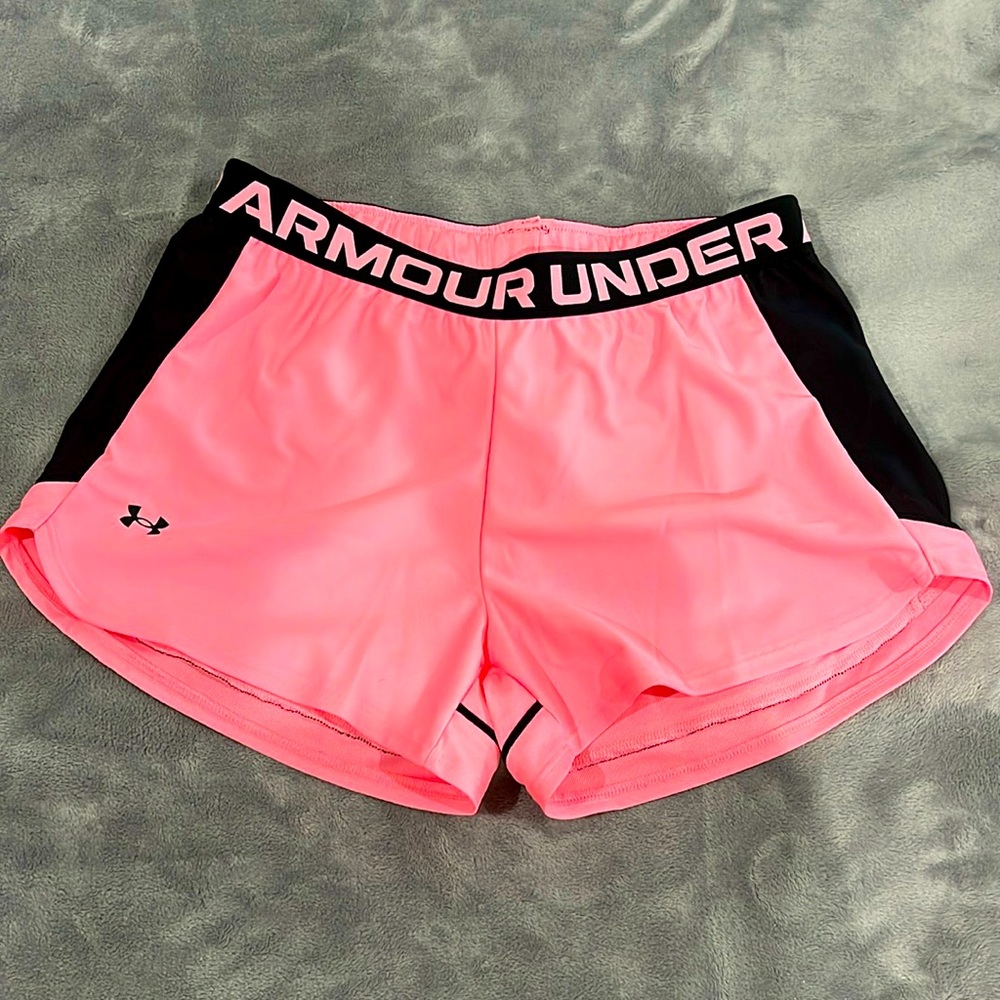 Brand new pink under armor shorts